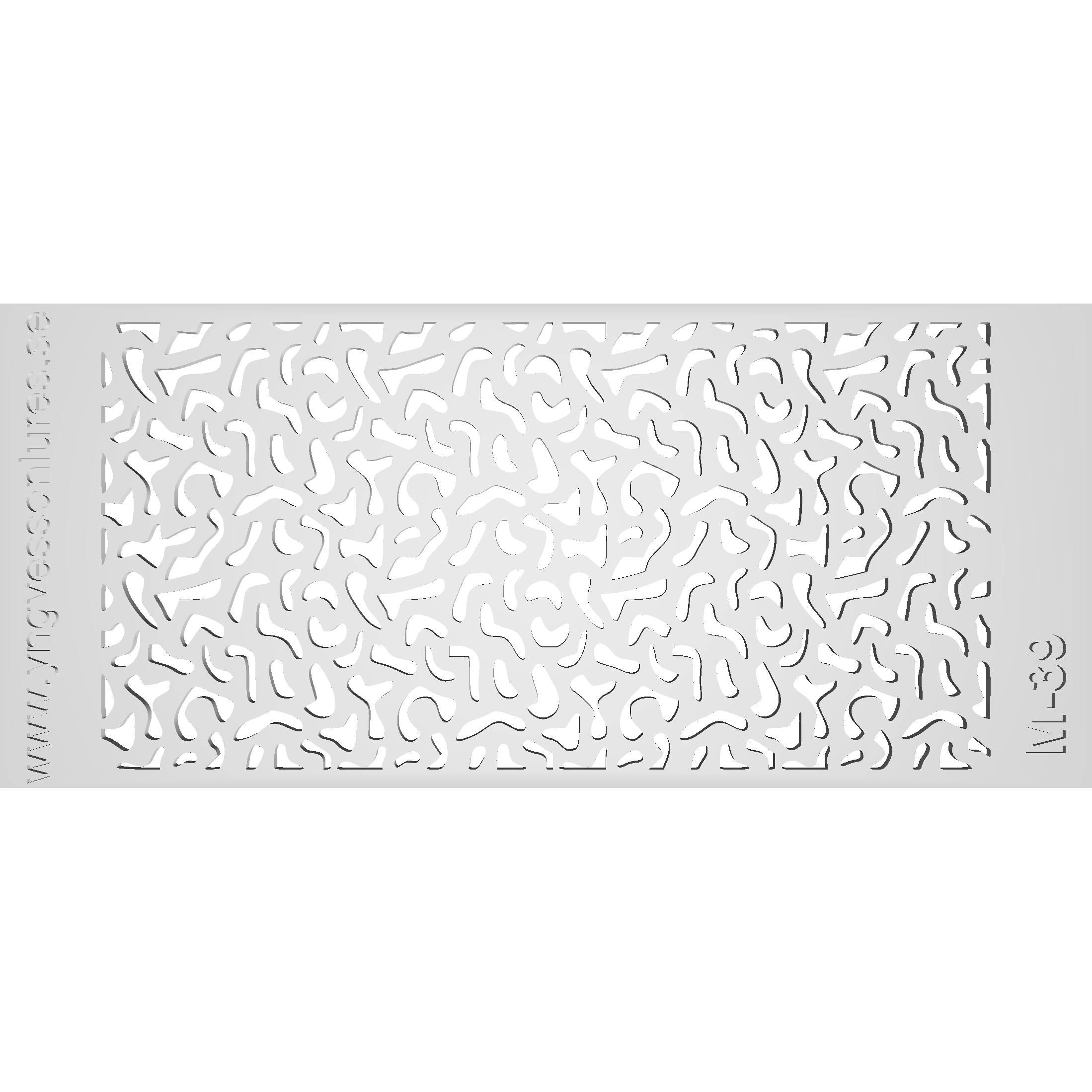 Schablon Mall 39 - 90x200mm