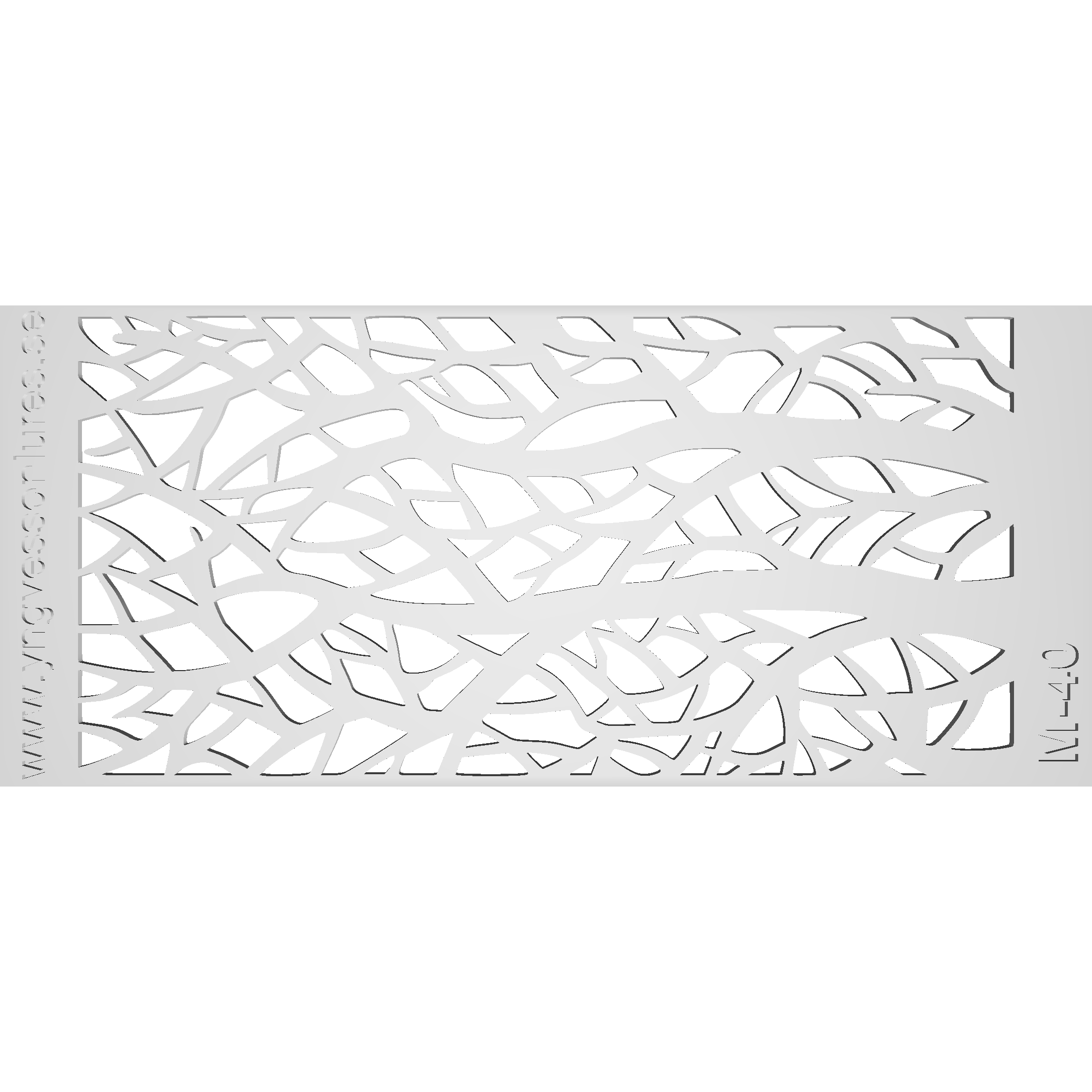 Schablon Mall 40 - 90x200mm