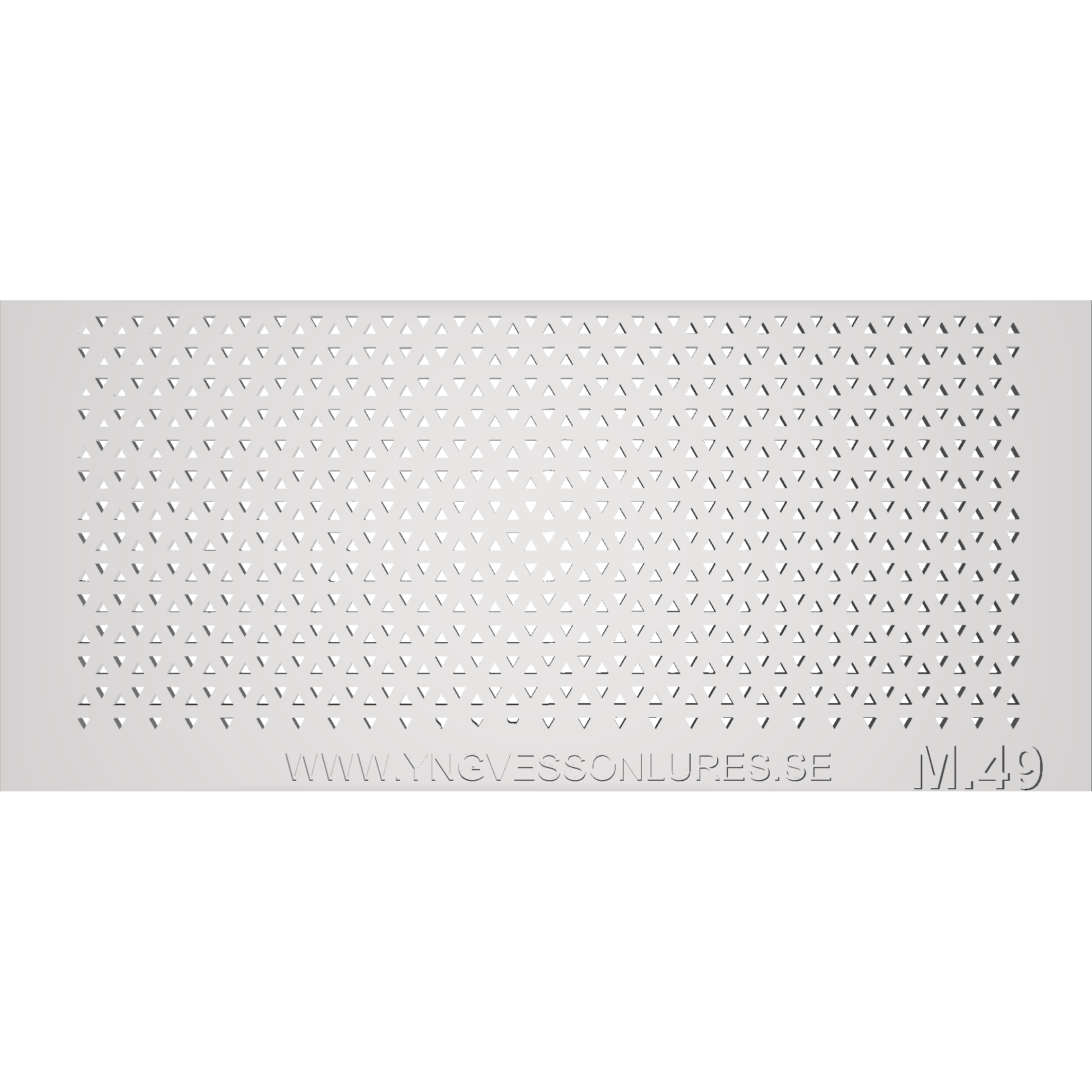 Schablon Mall 49 - 90x200mm